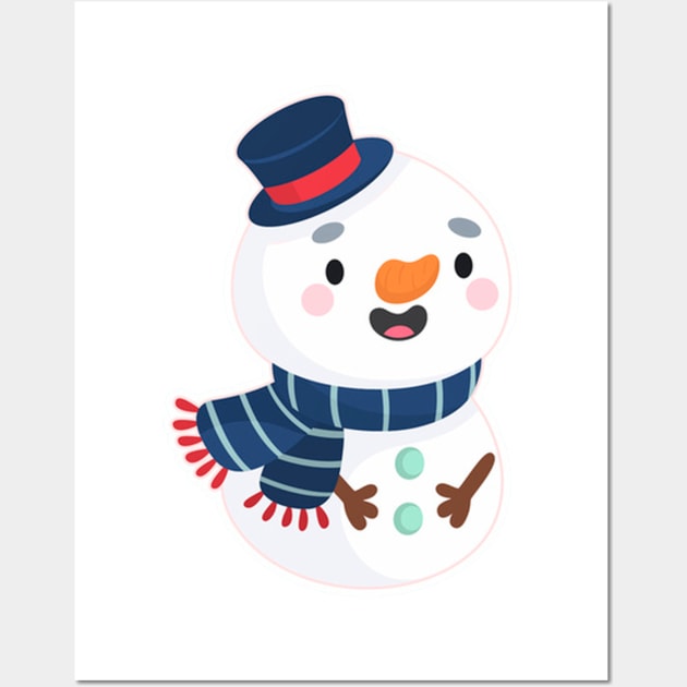 Snowman Wall Art by MadDesigner